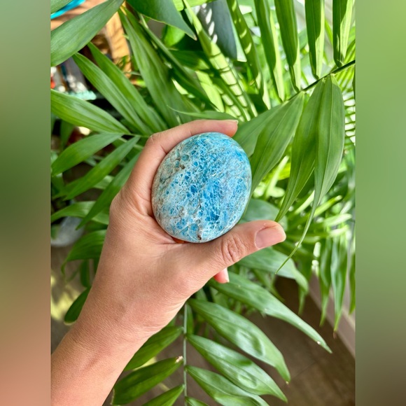 Other - Blue Apatite Palmstone